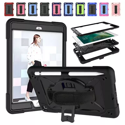 Case For IPad Mini 1 2 3 4 5 7.9 Shockproof Rugged Rotate Stand Cover With Strap • $28.03