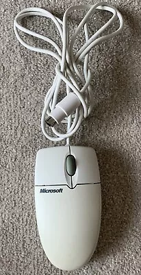 £35 • Buy Vintage Microsoft Wheel Mouse Serial PS/2 Compatible X03-69944 WM1