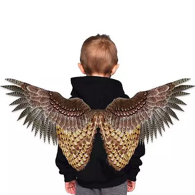 Bird Wing Costume Child Kid Girls Boys Dress Up Eagle 3D Owl • £14.68