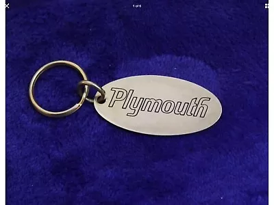 Brass Plymouth Key Fob Key Chain Ring Accessory Fury Cuda Belvedere Roadrunner • $18