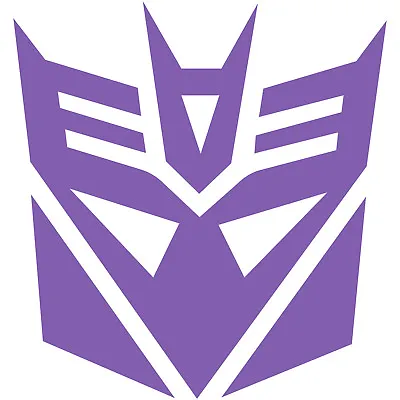 Transformers Decepticon Decepticons Logo 3  Decal Sticker Car Window Laptop 2x • $4.59