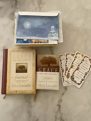 Grace For The Moment Journal & Volume 1 Lucado Max. Prayer For Serenity. Cards • $8.50