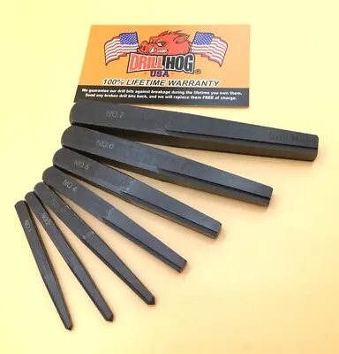 Drill Hog® Square Easy Out Set Screw Extractor Straight Lifetime Warranty 7 Pc • $37.99