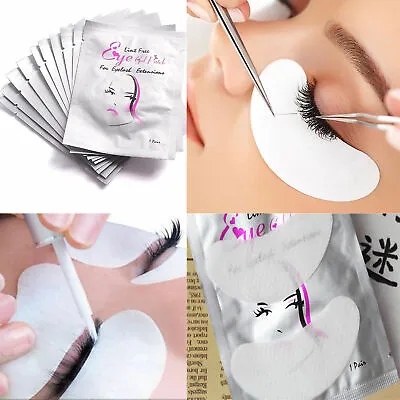 £7.99 • Buy Salon Eyelash Lash Extensions Under Eye Gel Pads Lint Free Patches Make Up Tools