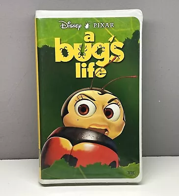 Disney Pixar A Bug’s Life VHS 1999 Video Tape Francis Ladybug Clamshell Case • $9.99