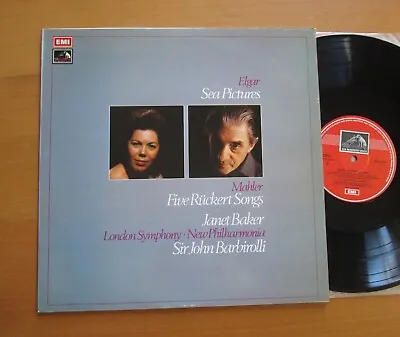 ASD 2721 Elgar Sea Pictures Mahler Ruckert Song Janet Baker Barbirolli NM Insert • £9.99