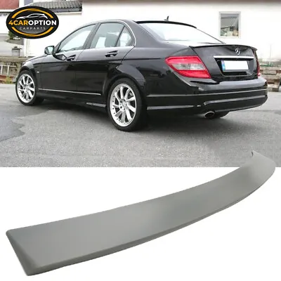 Fits 08-14 Mercedes Benz W204 C300 C350 C63 OE Rear Roof Spoiler ABS • $56.99