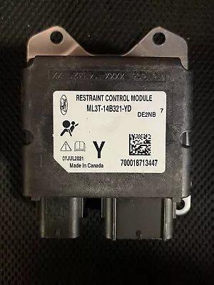 21 FORD F150 SRS AIRBAG CONTROL MODULE ML3T14B321AD Blank Never Programmed • $124.99