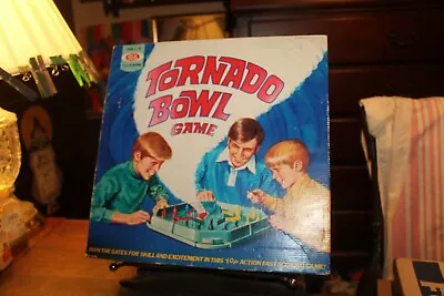 Vintage 1971 Tornado Bowl Game Ideal Toy Corp Complete As Is • $20