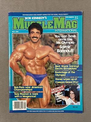 MuscleMag Bodybuilding Magazine / Mr. Olympia Samir Bannout/ 05-84 • $12.99