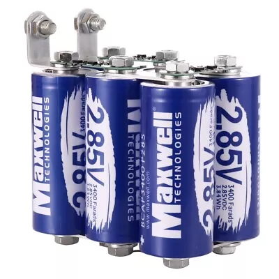 Maxwell Durablue 17V 567F Super Capacitor Audio Battery 6pcs 2.85V 3400Farads • $290