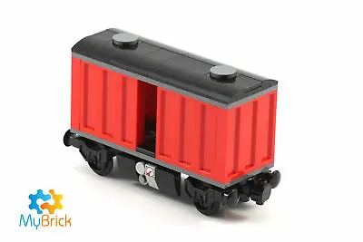 Train Red Cargo Carriage Set 6x16 Made From Genuine Lego® Pieces - Free Postage • $49.95