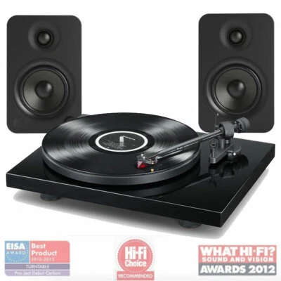 £679.99 • Buy Pro-ject Debut Carbon DC Turntable + Ortofon 2M Red Stylus + Kanto YU4 Speakers