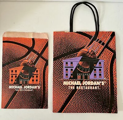 MICHAEL JORDAN'S THE RESTAURANT 10  Souvenir Bag And Sleeve CHICAGO BULLS - NBA • $5