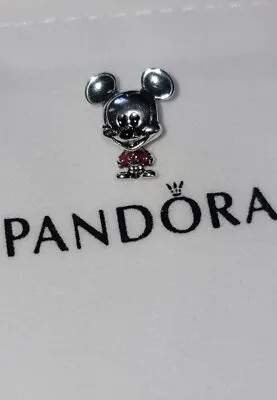 💎Pandora #798905C01 Disney Mickey Mouse Red Trousers Charm • $29.99