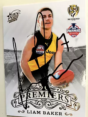 $19.95 • Buy LIAM BAKER -  RICHMOND 2020 PREMIERS SELECT CARD Autographed Card