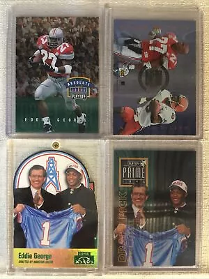Lot Of 4 1996 Eddie George Football Trading Cards *Playoff/Absolute* • $19.99