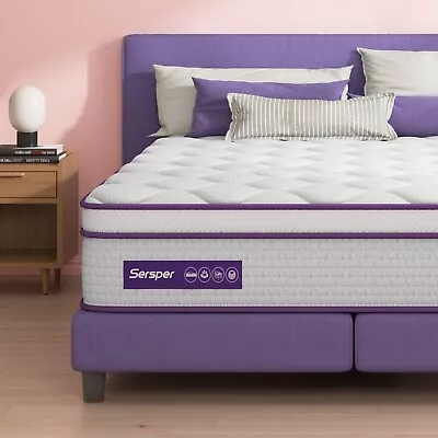 8  10  12  Memory Foam & Innerspring Hybrid Mattress In A Box Twin Full Queen • $139.99