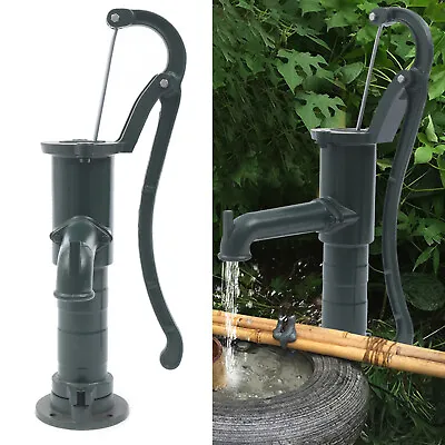 Press Garden Pump Handle Hand Pump Manual Water Pump Cast Iron Pitcher Pump USA • $69.35