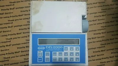 Hach DR 2000 Spectrophotometer • $290