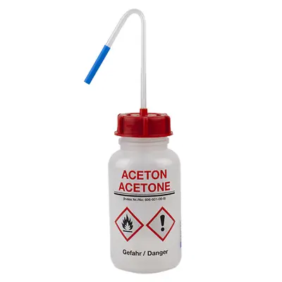 £12.95 • Buy 500ml Pre-Printed Acetone Wash Bottle  **Professional Seller** 