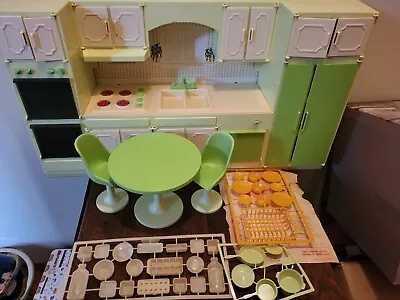 VINTAGE SEARS FASHION DOLL KITCHEN PLAYSET Very Good Condition RARE Barbie Size • $299.99