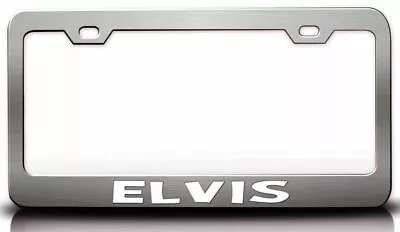 ELVIS Male Name Steel License Plate Frame Style Ch • $15.95