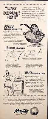 Maytag Washers Not Being Made World War II Vintage Print Ad 1943 • $13.08