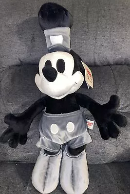 Limited Edition Disney's Milestone Mickey 1928 Steamboat Willie 22” Plush • $22