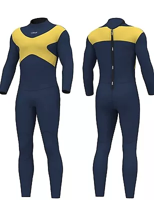 $38 • Buy Hevto Wetsuits Men M15 3/2mm Neoprene Diving Surfing Swimming Full Suit Size-M