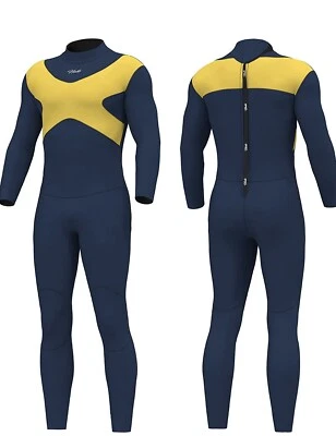 $38 • Buy Hevto Wetsuits Men M15 3/2mm Neoprene Diving Surfing Swimming Full Suit Size-M