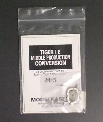 Modelkasten 1:35 White Metal Tiger I Mid Conversion For Tamiya Tiger I Late -M-5 • $16.79