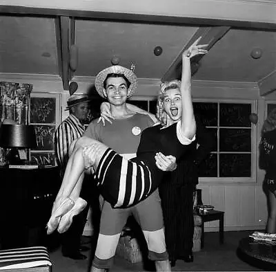 $7.65 • Buy Actress Irish Mccalla And Pat Mcintyre Attend A Party In LA 1956 OLD PHOTO