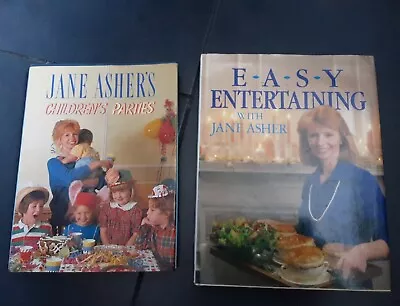 Jane Asher 2 HB Books - Easy Entertaining  And Childrens Parties • £6.50