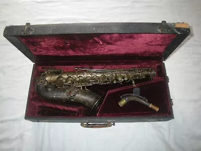 VINTAGE 1924 MARTIN HANDCRAFT PHASE II ALTO SAXOPHONE - FOR PARTS Or RESTORATION • $349.99