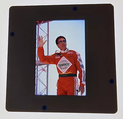 35mm Slide Nascar - Darrell Waltrip #35 Tabasco Close Up Shot #wd52 • $5.99