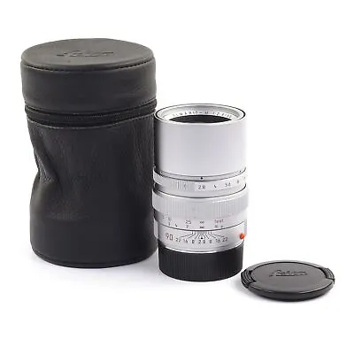 Leica 90mm F2.8 Elmarit-m Silver 11808 #1046 • $1625