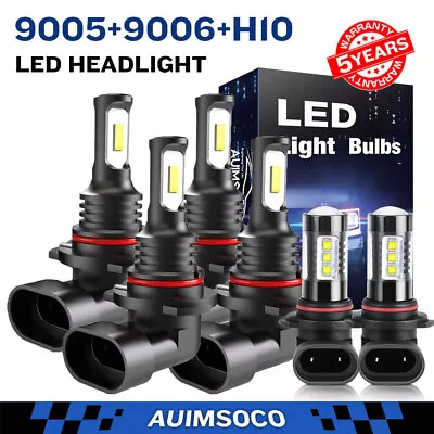 For Lexus LS430 2001-2006 - 6x 6000K LED Headlight Bulbs High Low Beam Combo Kit • $39.99