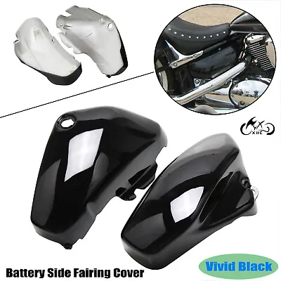 Gloss Black Battery Fairing Side Cover For Suzuki Boulevard Voluisa C50 VL800 US • $66.98