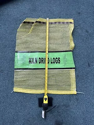 50x Strong Net Woven Sacks Logs Kindling Wood Log Vegetables Mesh Bags • £6.99