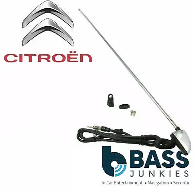 £11.95 • Buy CITROEN Universal Stainless Steel Pillar Mount AM/FM Car Radio Aerial Antenna