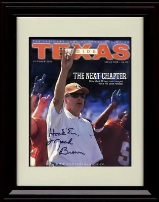 Framed 8x10 Coach Mack Brown Autograph Promo Print - Texas Longhorns- National • $14.99