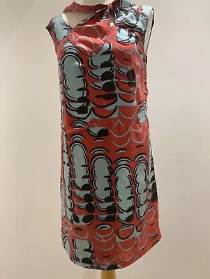 Marni Sik Printed Dress With Abstract Pattern Size 36 Used • £15.99