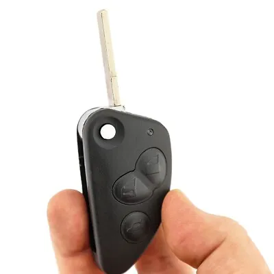 Alfa Romeo 3 Button Flip Key Case Shell With Blank Blade For 147 156 166 GT • $12.50