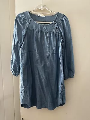 ISABEL MARANT Etoile  Size 2 Blue Chambray  Shirt Dress • $99