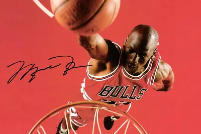 $25 • Buy Michael Jordan Chicago Bulls Signed Photo Memorabilia Basketball #5