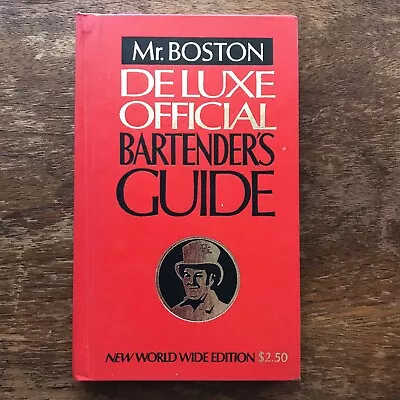 Mr. Boston Deluxe Official Bartenders Guide  54th Printing August 1974 USA • $10.45