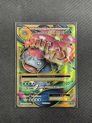 Pokemon Card M Venusaur EX Mega Ultra Rare 2016 Evolutions Full Art Holo 100/108 • $7.50