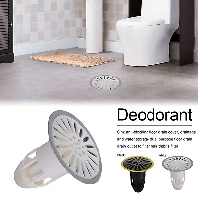 Shower Bath Hair Trap Strainer Waste Catcher Stopper Floor Drain Sink Plug New • £5.75