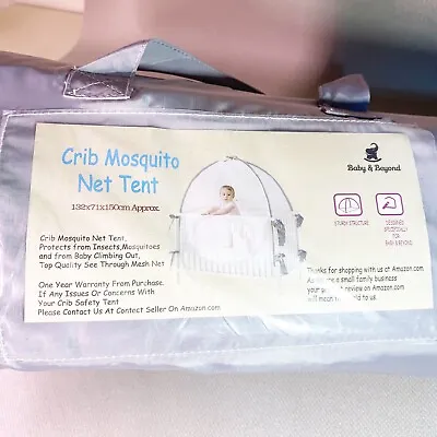 Baby & Beyond Baby Crib Tent Cover To Keep Baby From Climbing Out Mosquito Net • $39.99